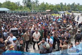 Tim gabungan Polda Sumut, Kodam I/BB dan Pemprov Sumut Rubuhkan THM Marcopolo